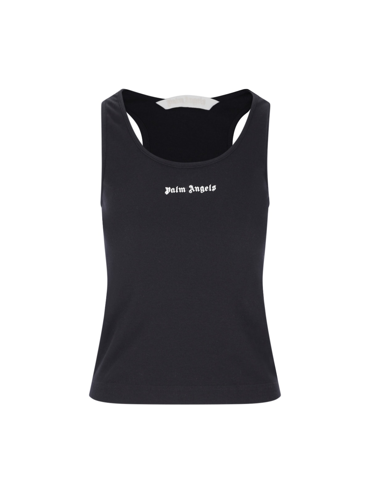 Palm Angels Classic Logo Rib Tank Top