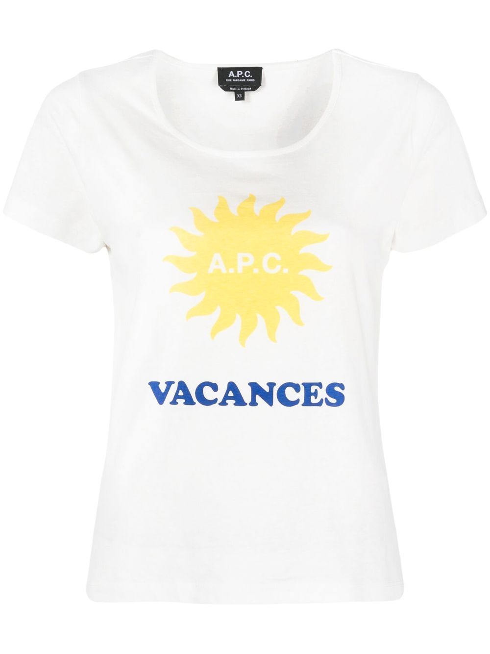 A.P.C. Vacances 印花短袖T恤 - 白色