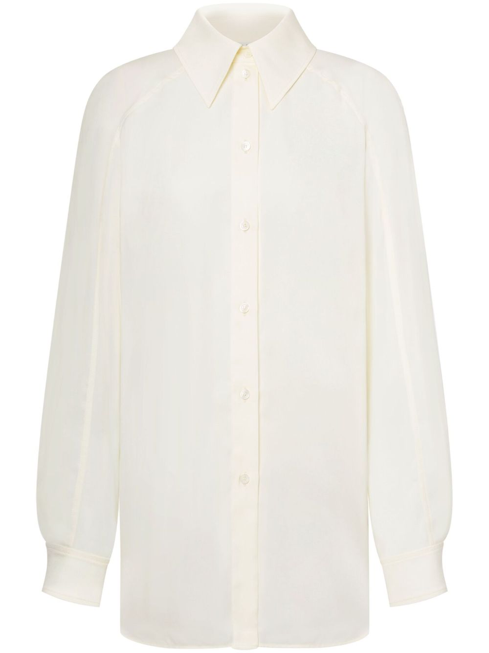 Alberta Ferretti 长袖衬衫 - 白色