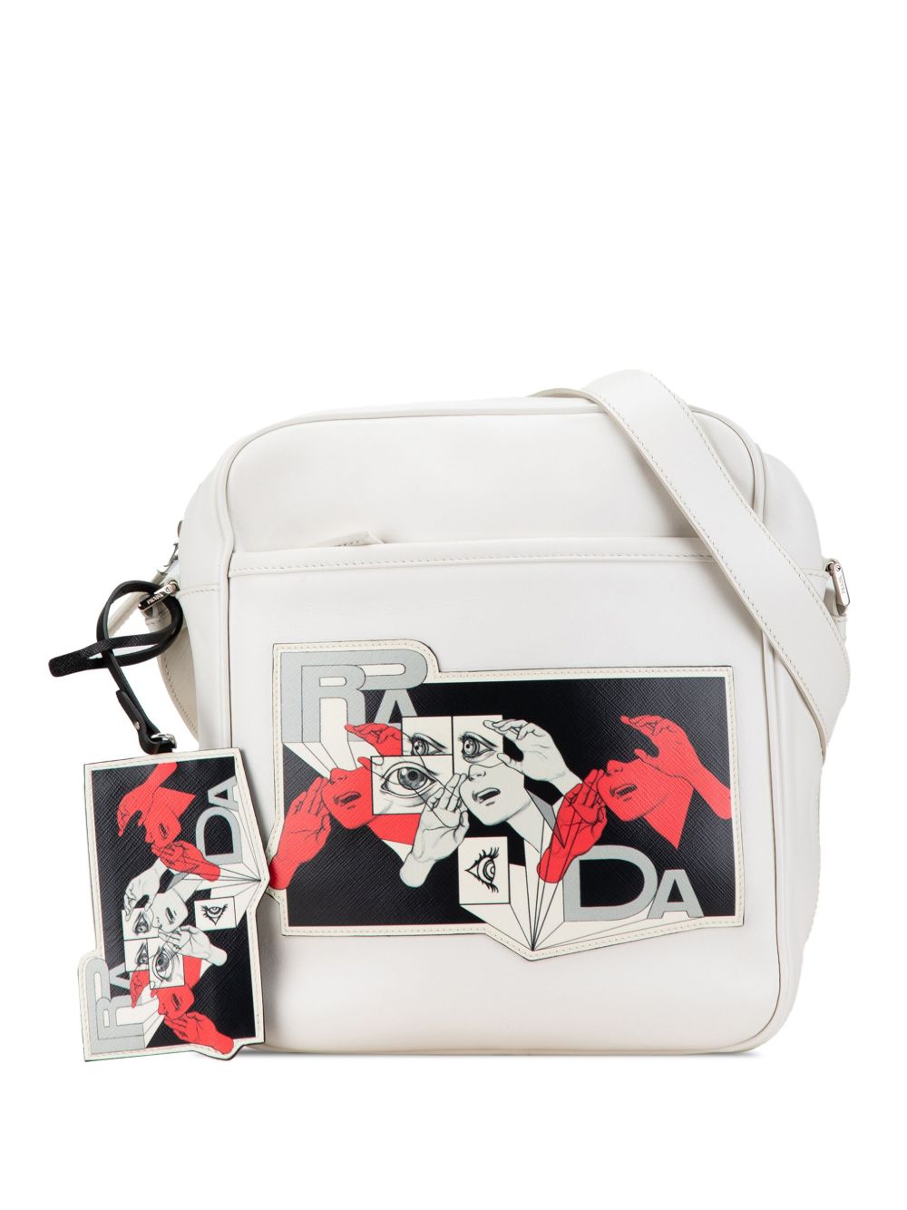 Prada Pre-Owned 2013-2023 Vitello Comics crossbody bag - 白色