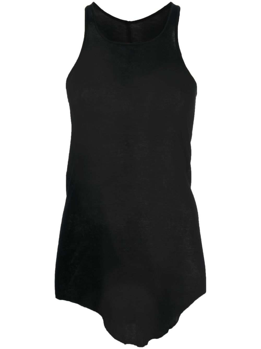 Rick Owens 圆领棉坦克背心 - 黑色