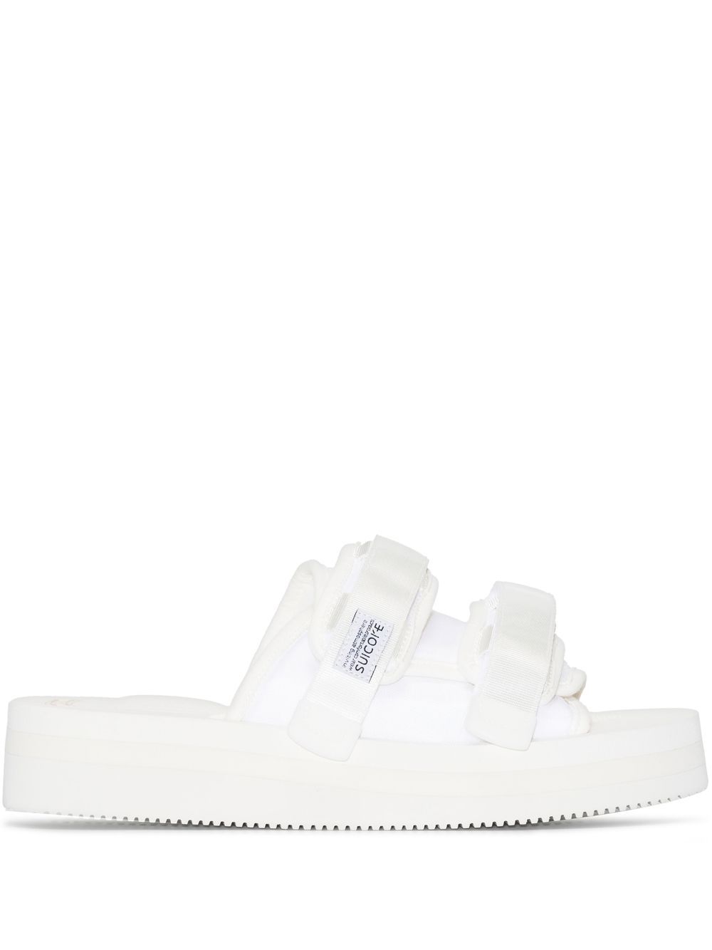Suicoke MOTO Webbing 双带凉鞋 - 白色