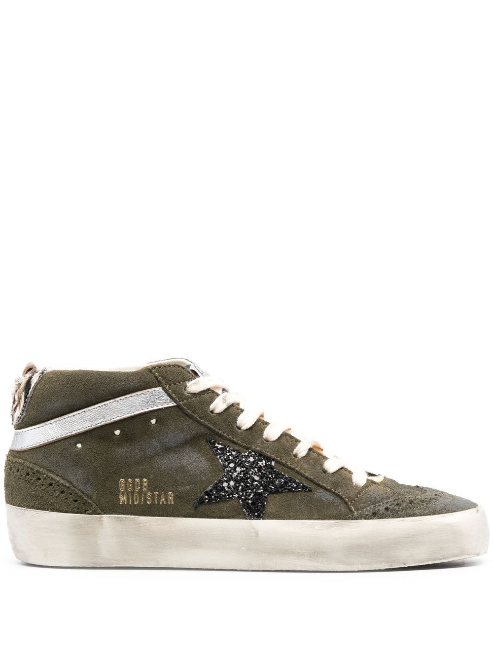 Golden Goose Superstar 高帮运动鞋 - 绿色
