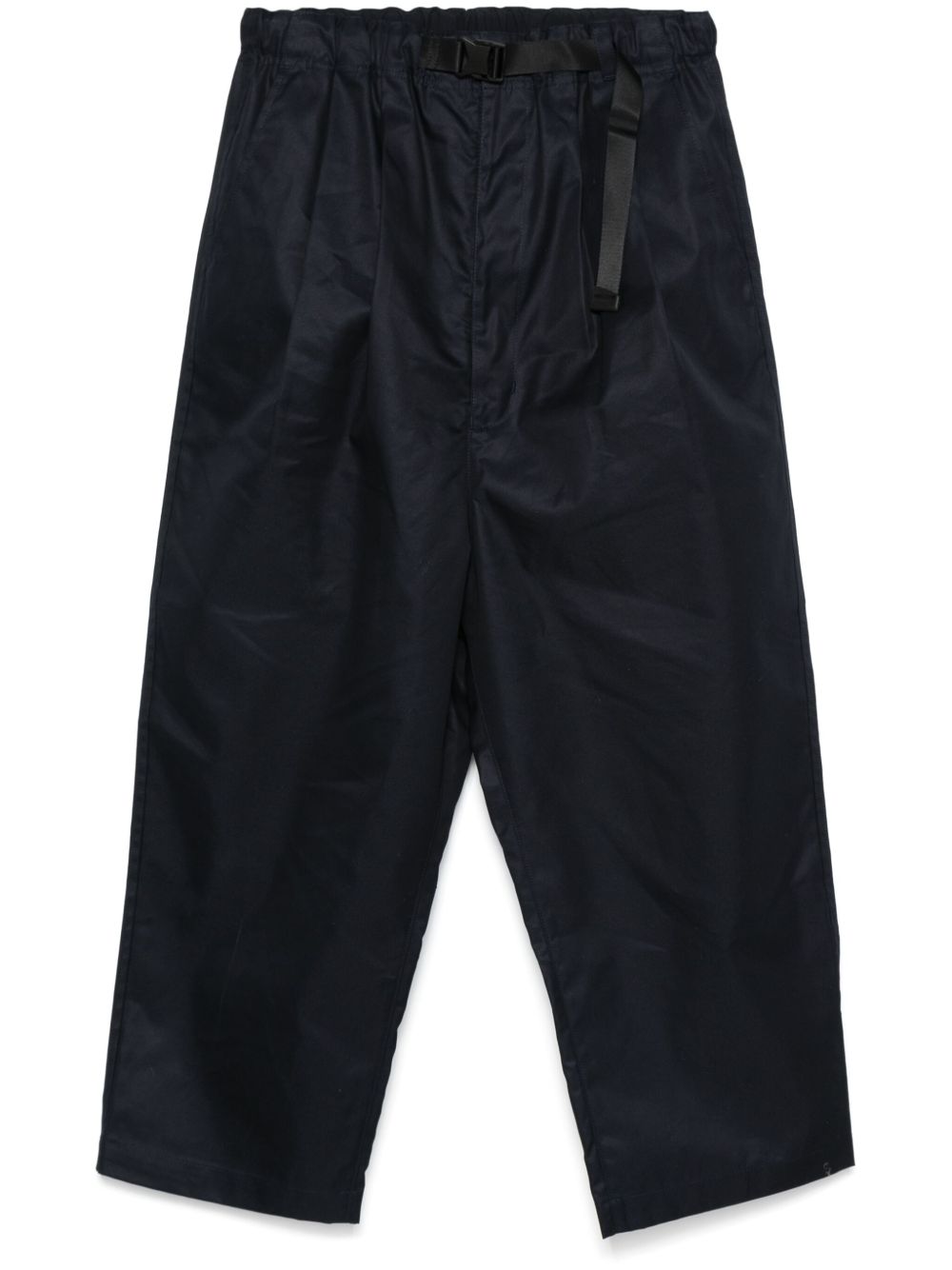 Comme des Garçons Homme 褶饰细节长裤 - 蓝色