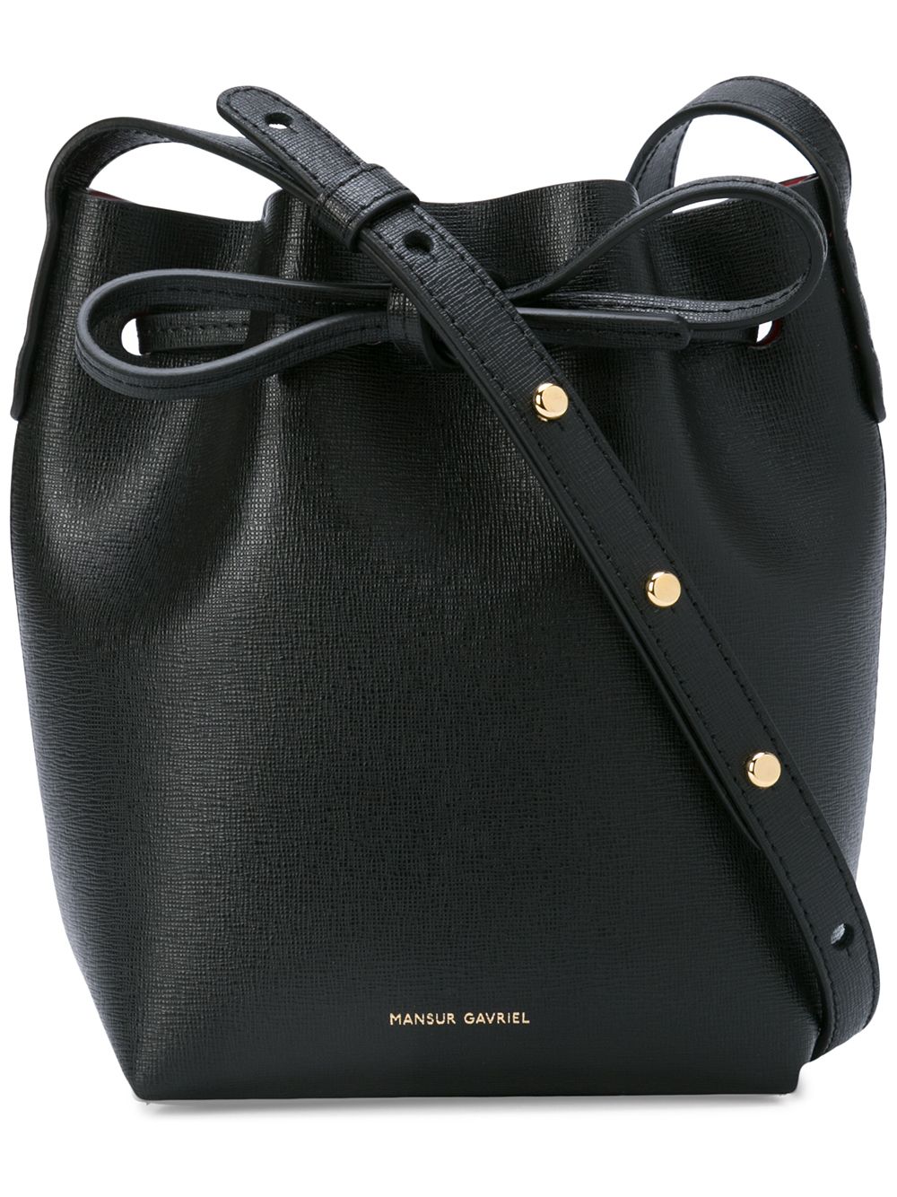Mansur Gavriel Mini水桶包 - 黑色
