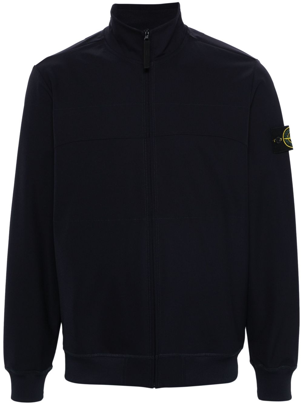 Stone Island 罗盘徽章拉链夹克 - 蓝色