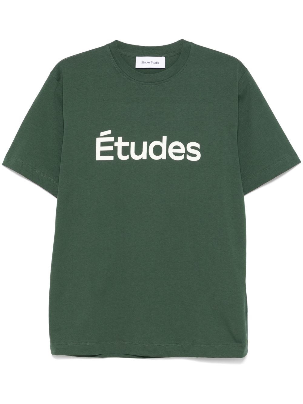 Etudes logo印花T恤 - 绿色