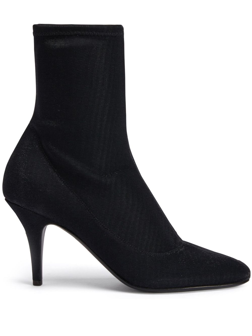 Giuseppe Zanotti Felicienne 高跟及踝靴 - 黑色