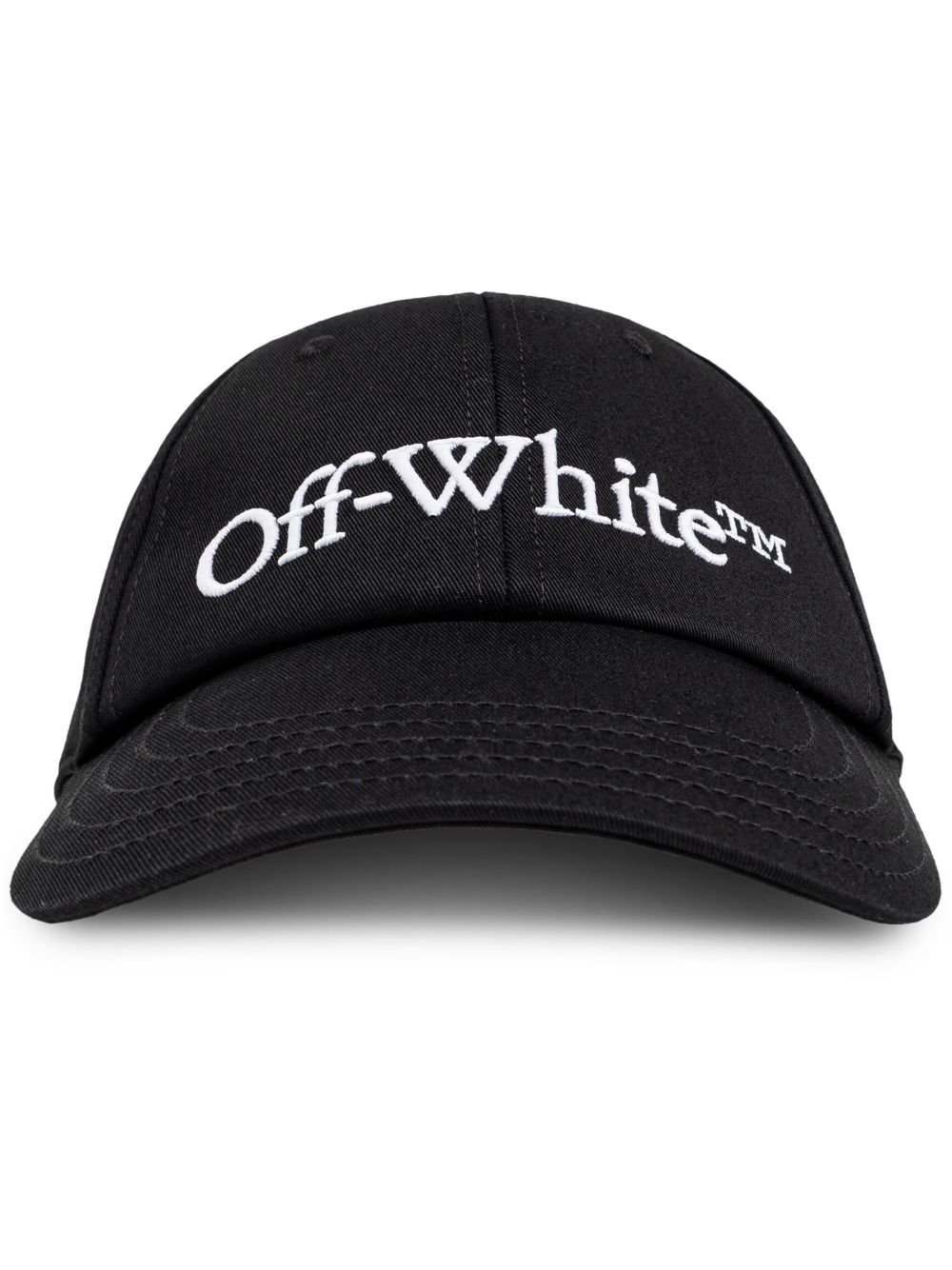 Off-White 棉棒球帽 - 黑色