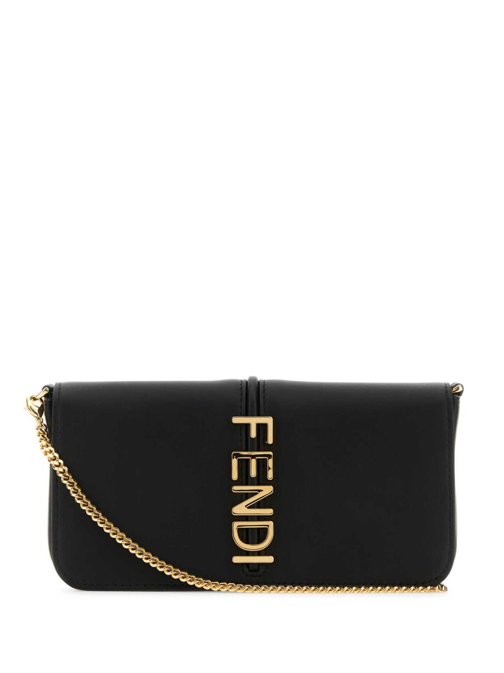 FENDI Fendigraphy leather wallet - 黑色