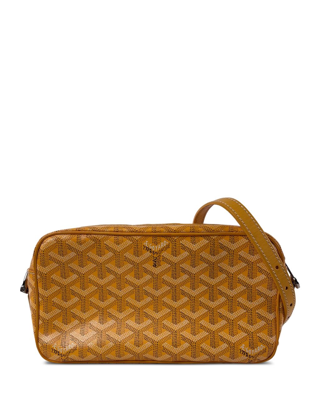 Goyard Pre-Owned Goyardine Sac Cap Vert 单肩包（典藏款） - 橘色