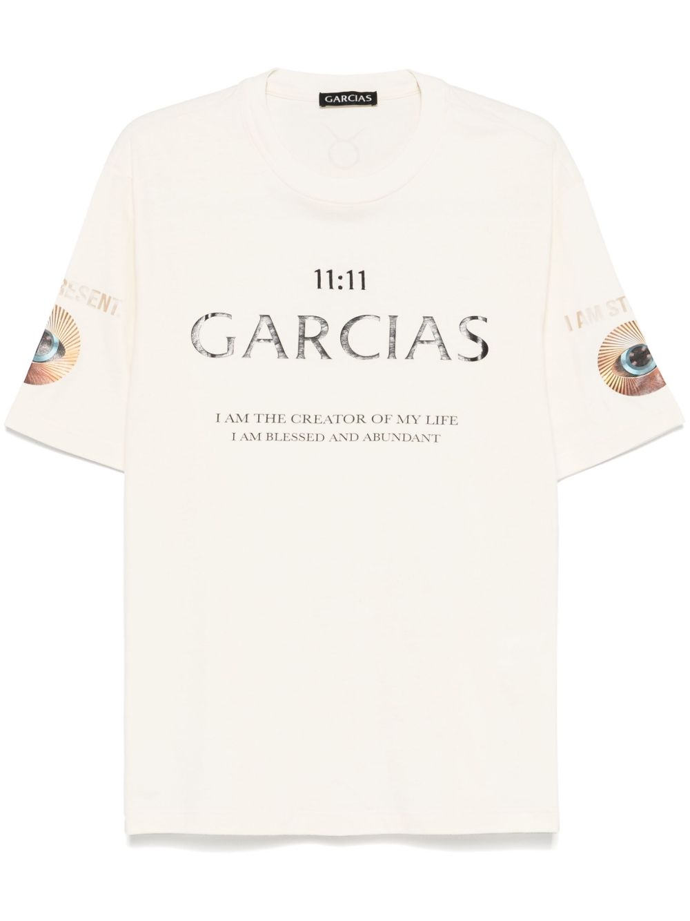GARCIAS logo印花T恤 - 白色