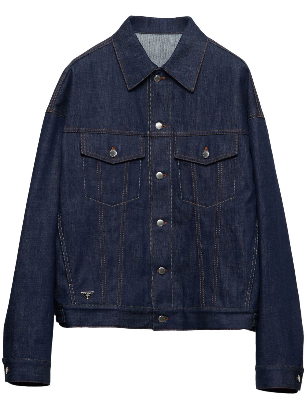 Prada Selvedge 牛仔夹克 - 蓝色