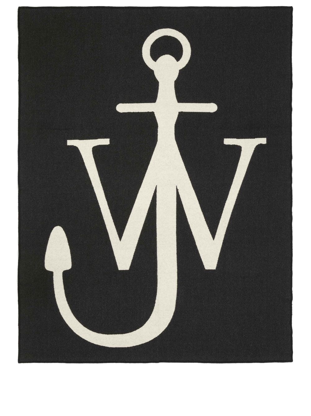 JW Anderson Anchor 标贴毯子 - 白色