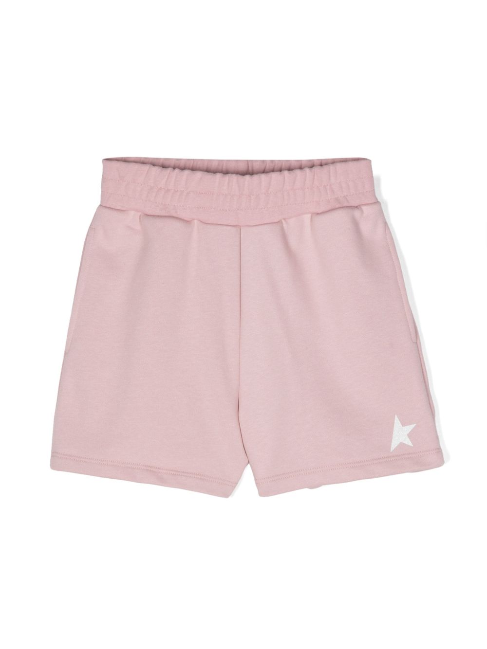 Golden Goose Kids 亮片金葱细节短裤 - 粉色
