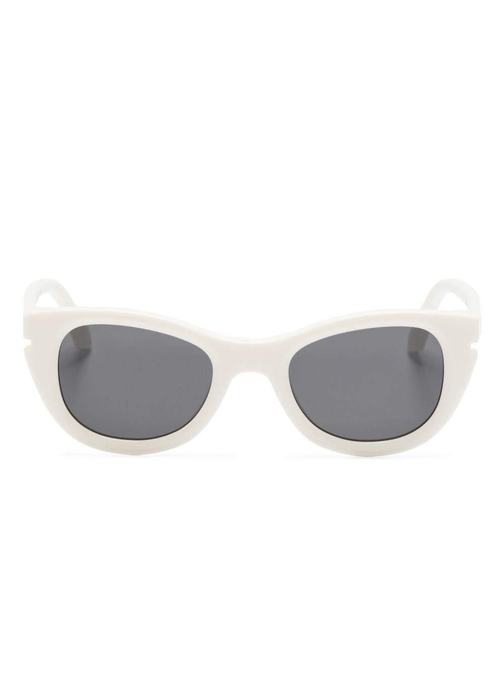 Off-White Eyewear Boulder 猫眼镜框太阳眼镜 - 白色