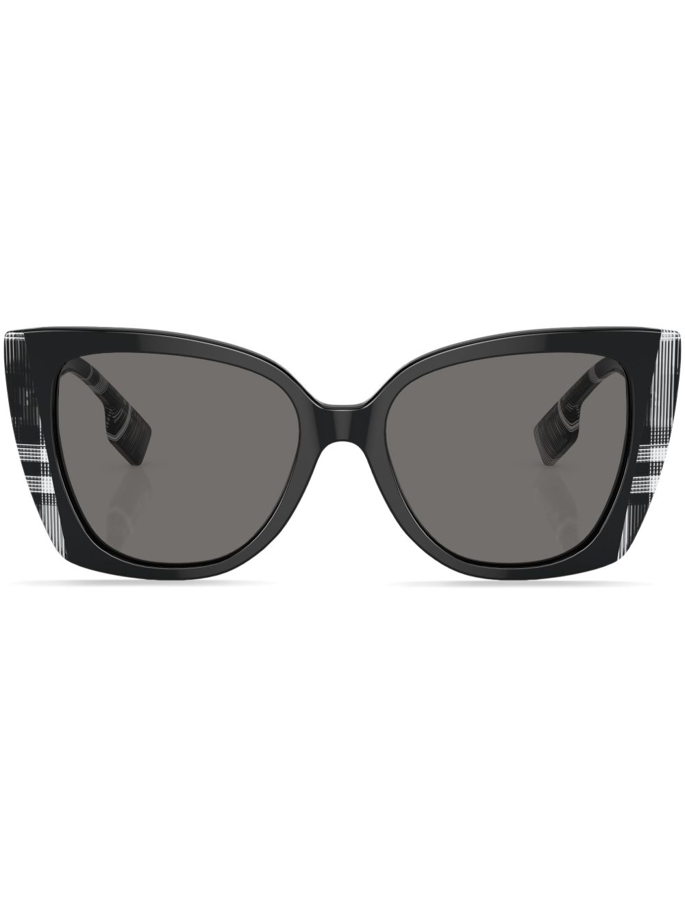 Burberry Eyewear Meryl 猫眼镜框太阳眼镜 - 黑色