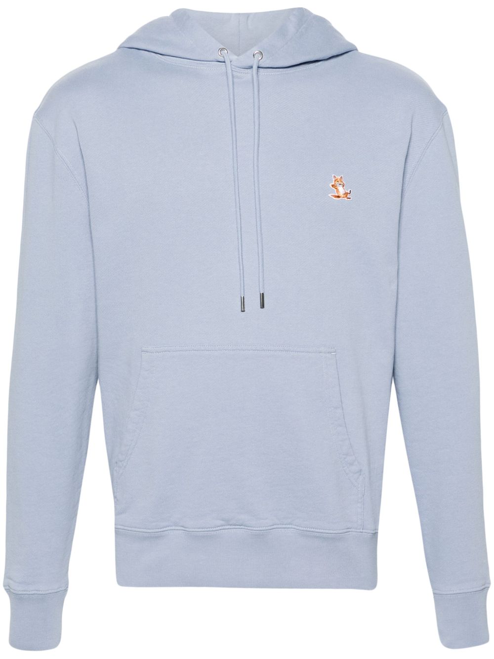 Maison Kitsuné Chillax Fox 贴花棉连帽衫 - 蓝色