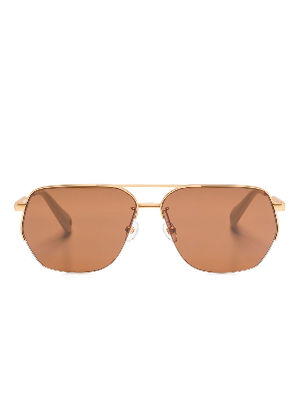 Jacquemus The Aviador 太阳眼镜 - 金色