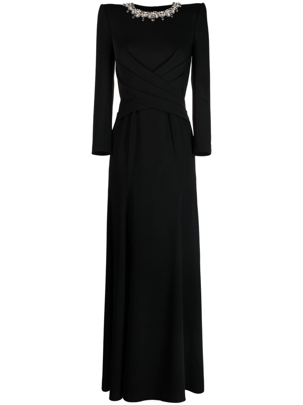 Jenny Packham Plaza 晶饰礼服 - 黑色