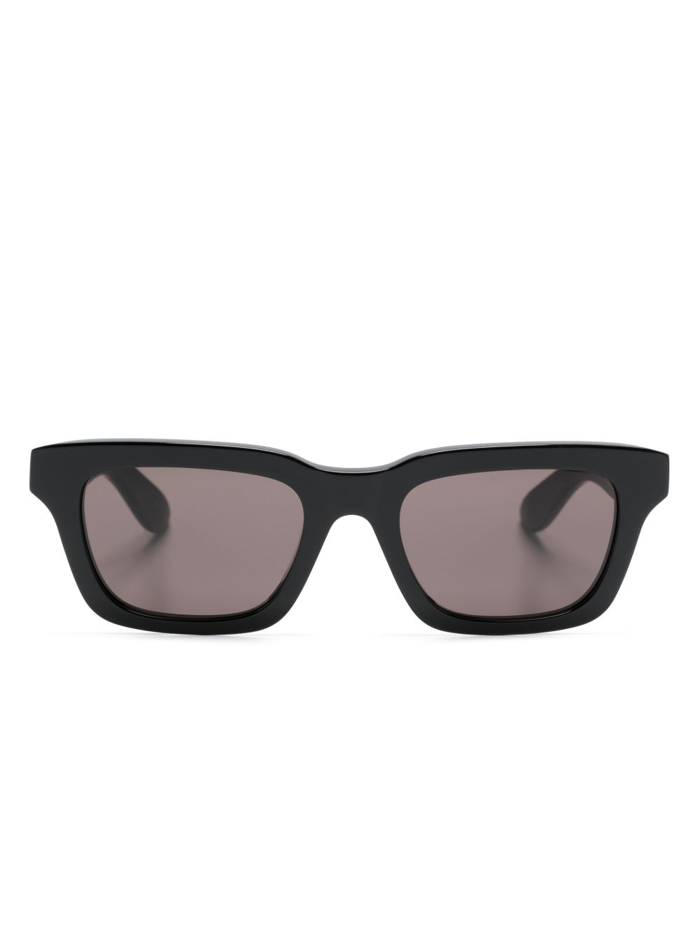 Alexander McQueen Eyewear 方框太阳眼镜 - 黑色