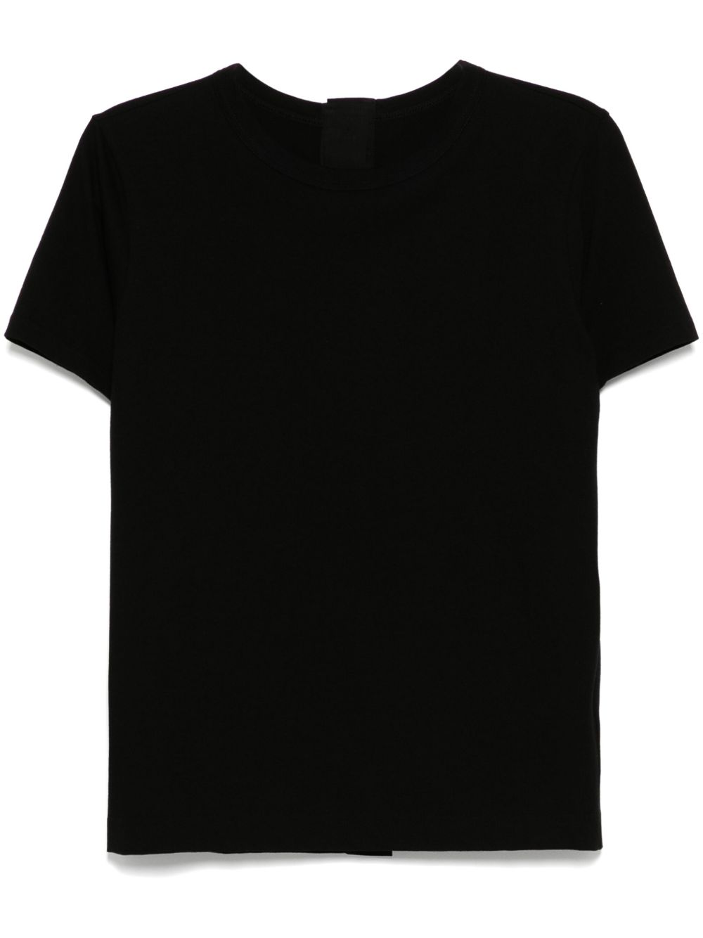 Yohji Yamamoto 圆领棉T恤 - 黑色