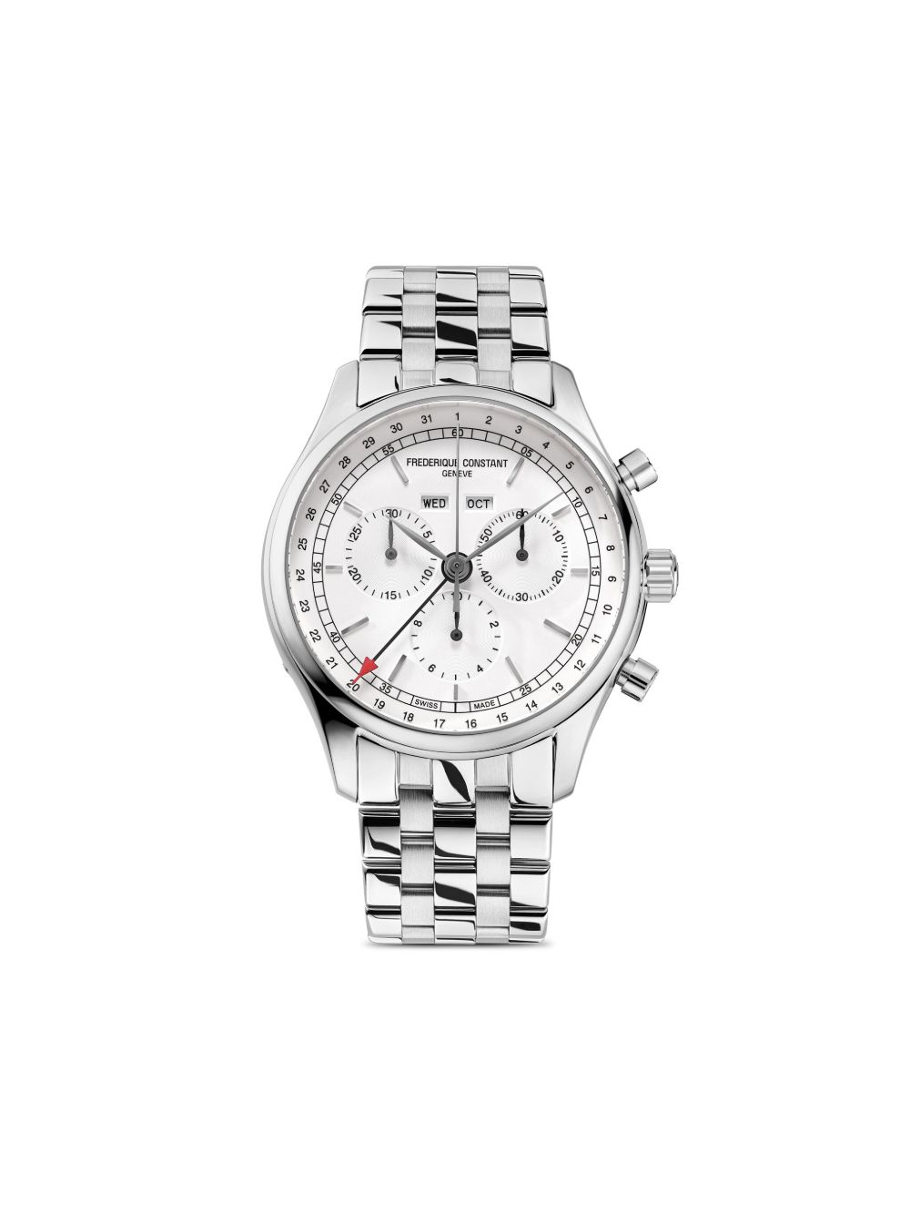 Frederique Constant Classics Quartz Chronograph Triple Calendar 40毫米腕表 - 银色