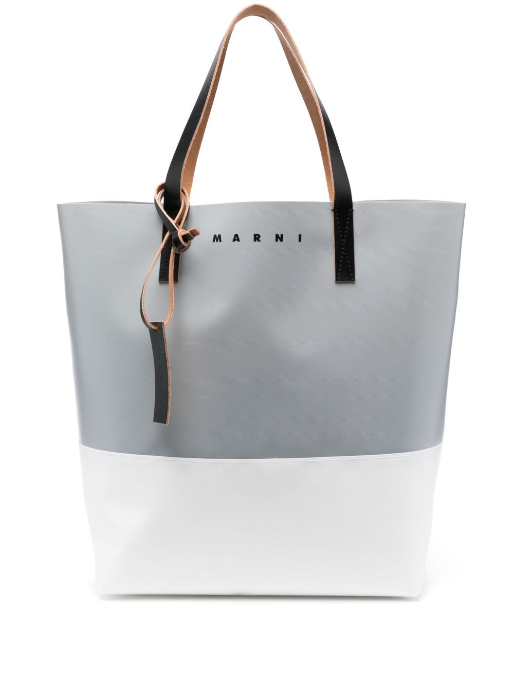 Marni Tribeca 皮质手提包 - 灰色