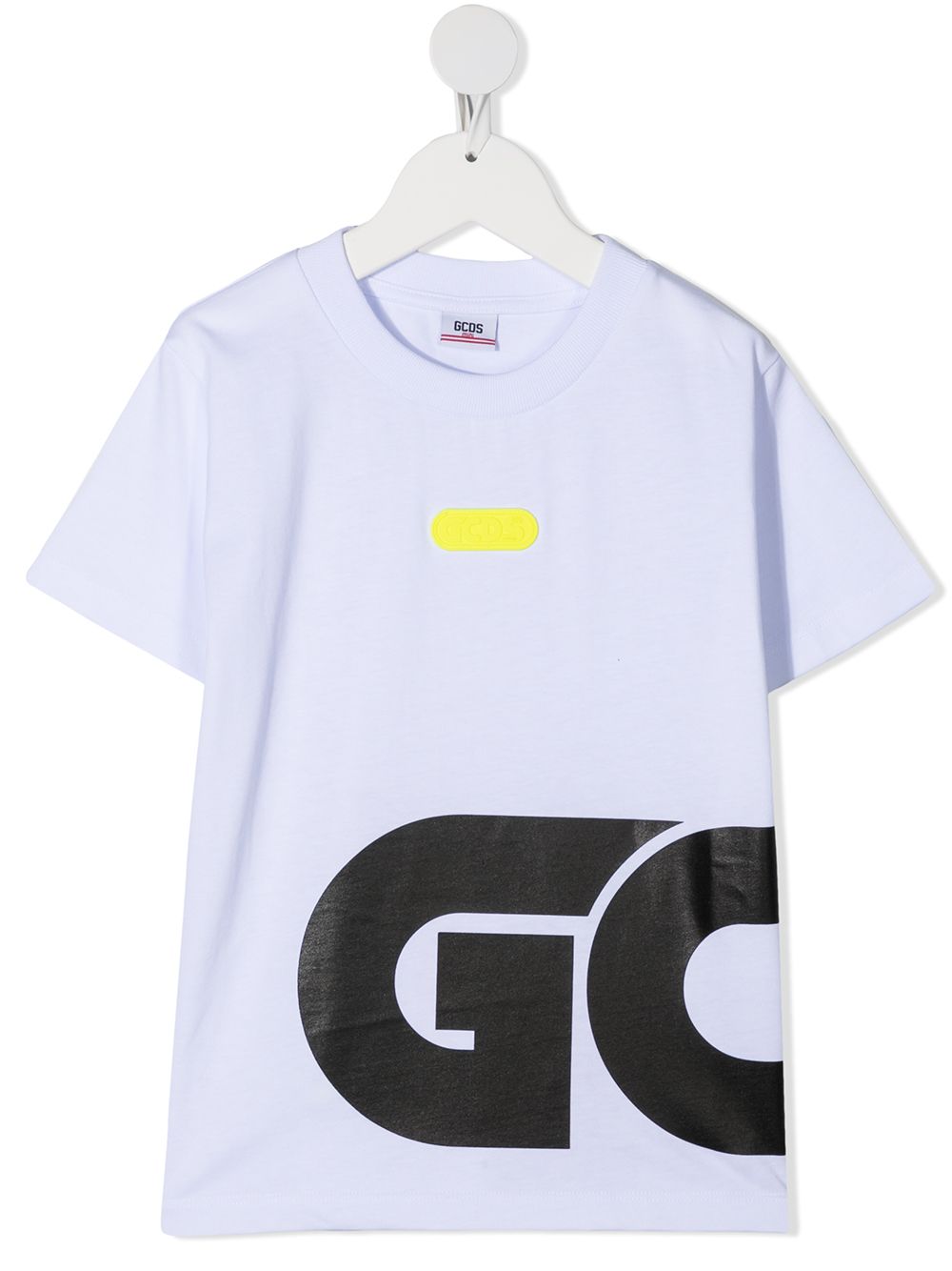 Gcds Kids logo印花T恤 - 白色