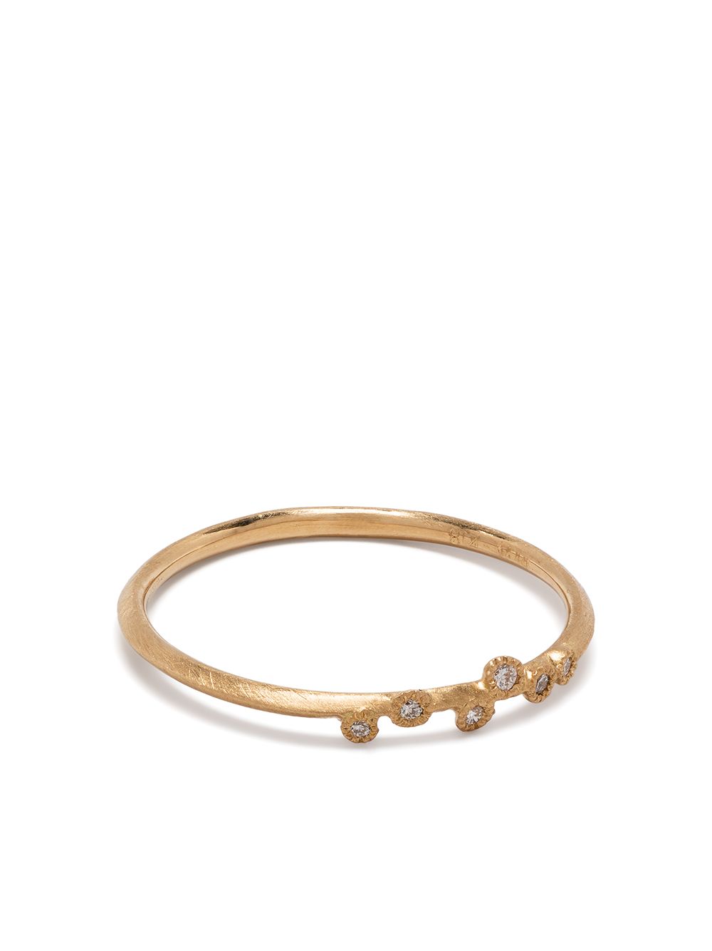Shinkai Constellation 18K黄金钻石戒指 - 金色