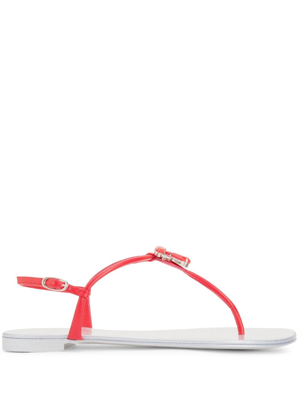 Giuseppe Zanotti Sybella T字带凉鞋 - 粉色