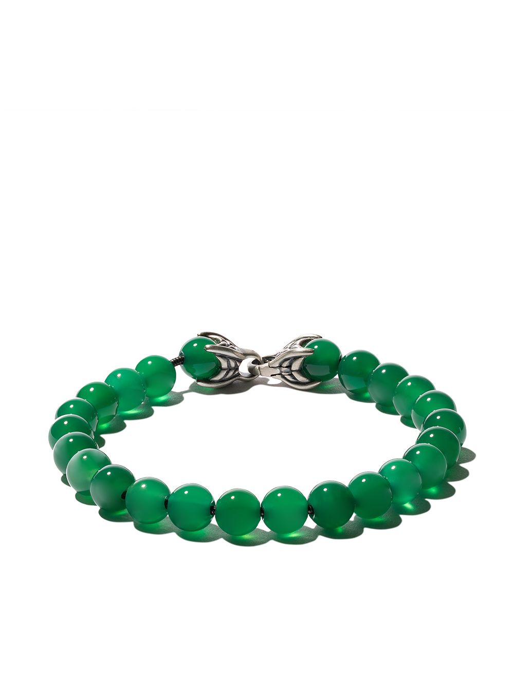 David Yurman Spiritual Beads绿玛瑙串珠手链 - 绿色