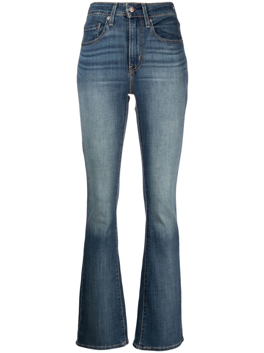Levi's 725™ 高腰微喇牛仔裤 - 蓝色