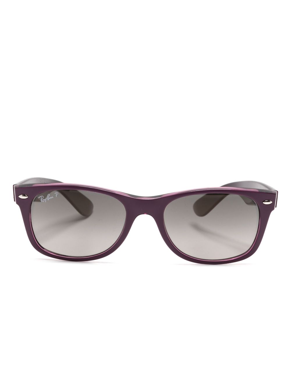 Ray-Ban RB2132 New Wayfarer 方框太阳眼镜 - 褐色