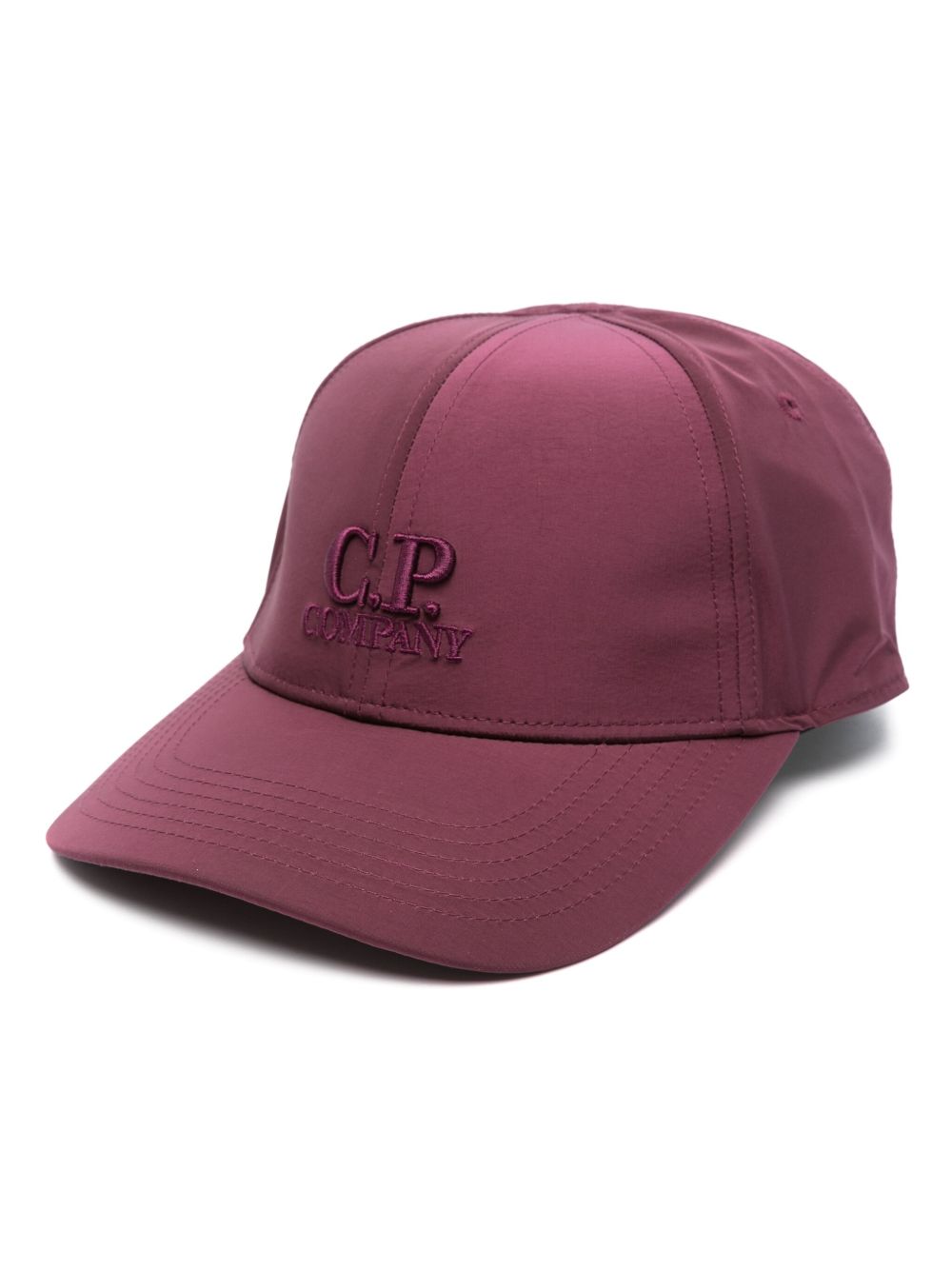 C.P. Company 刺绣logo棒球帽 - 紫色