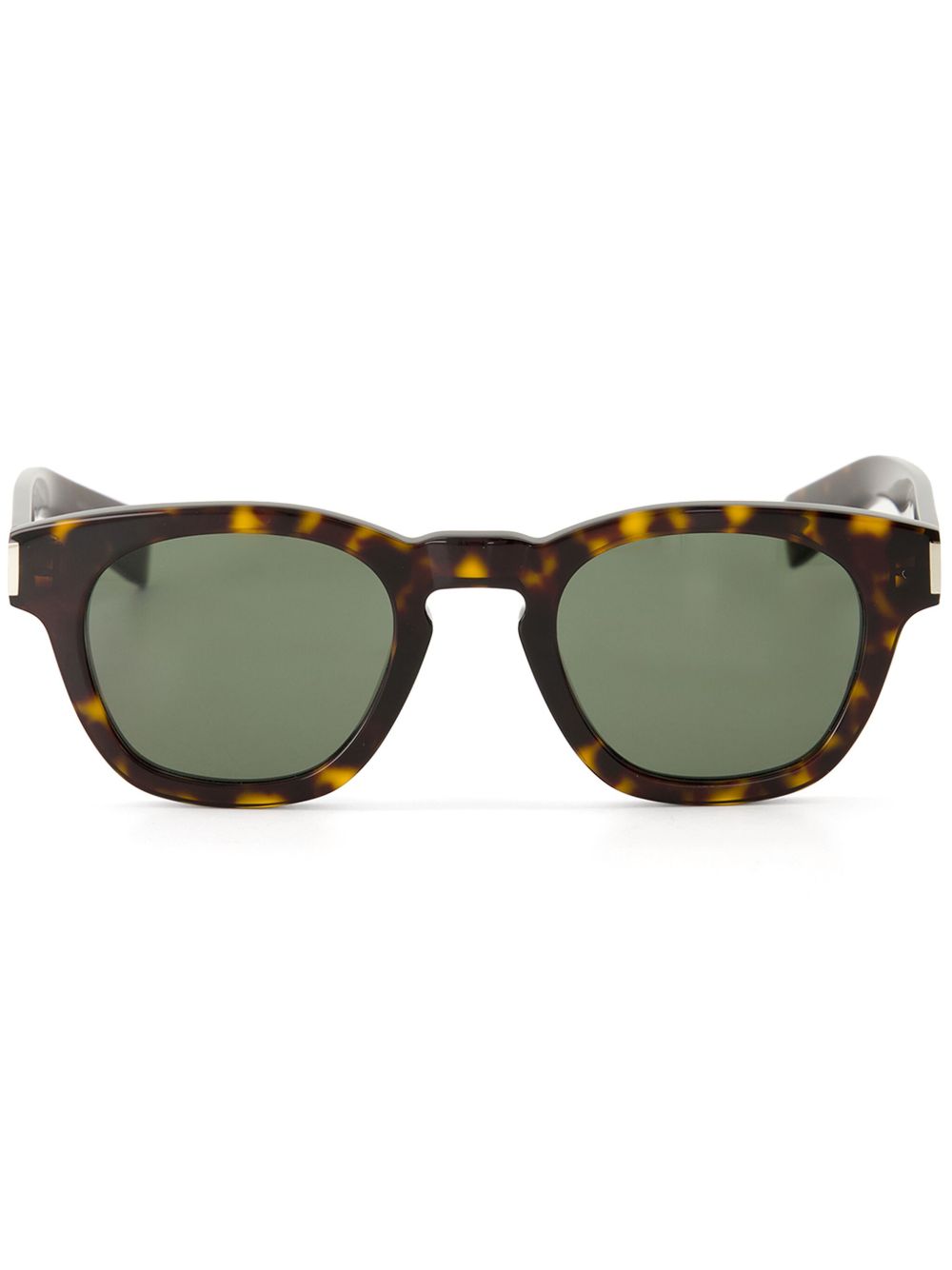 Saint Laurent Eyewear 方框太阳眼镜 - 褐色