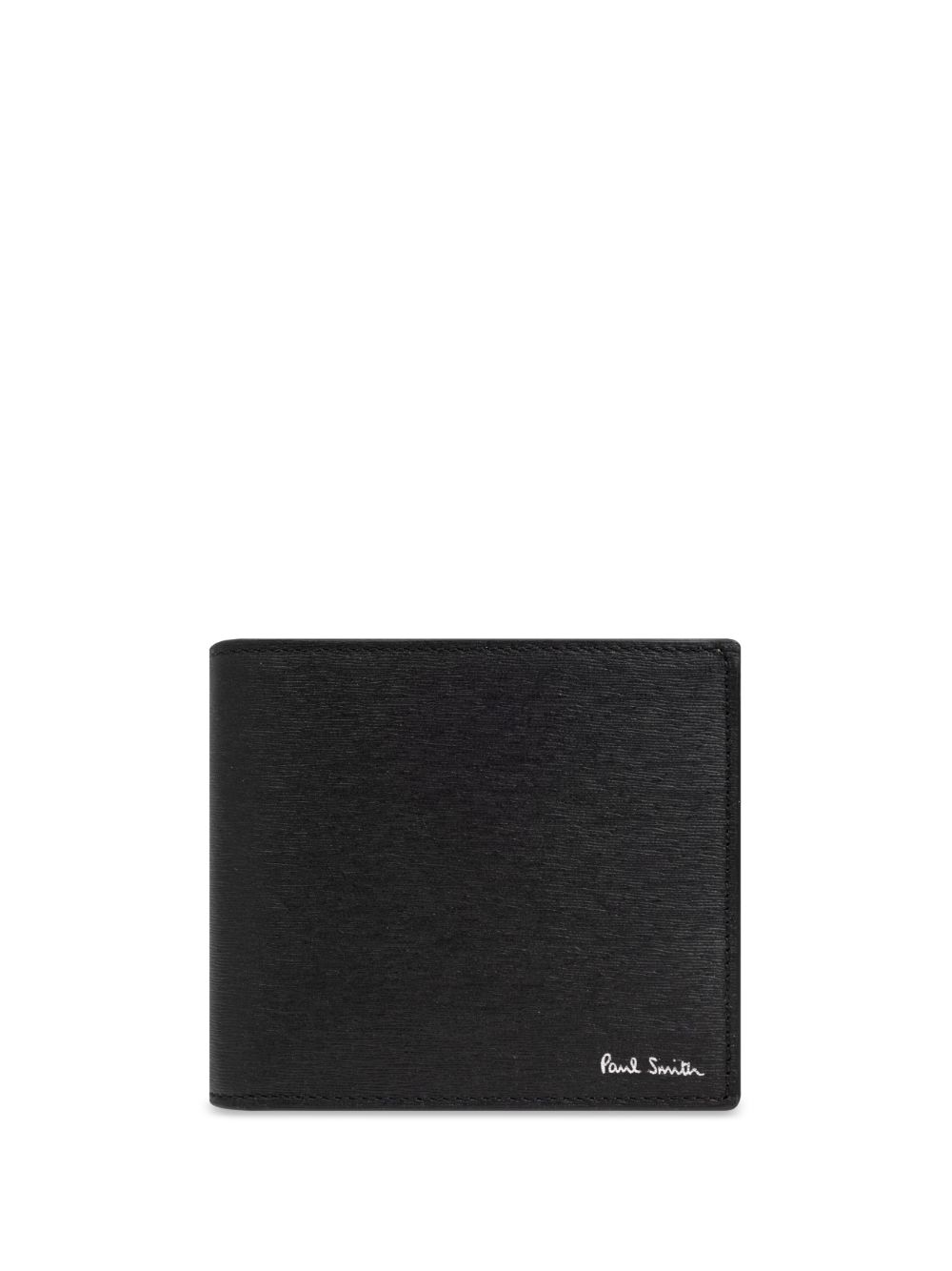 Paul Smith logo标记皮质钱包 - 黑色