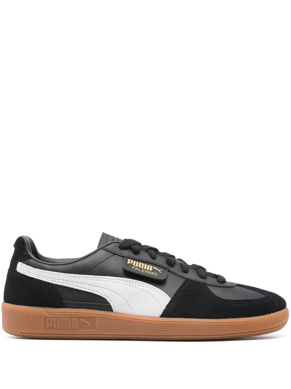 PUMA Palermo 皮质板鞋 - 黑色