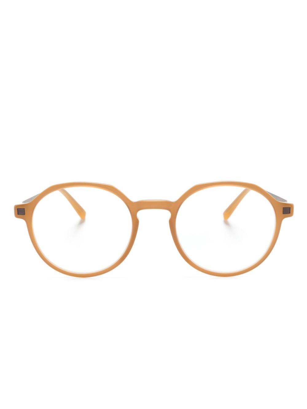 Mykita Bikki 圆框眼镜 - 褐色