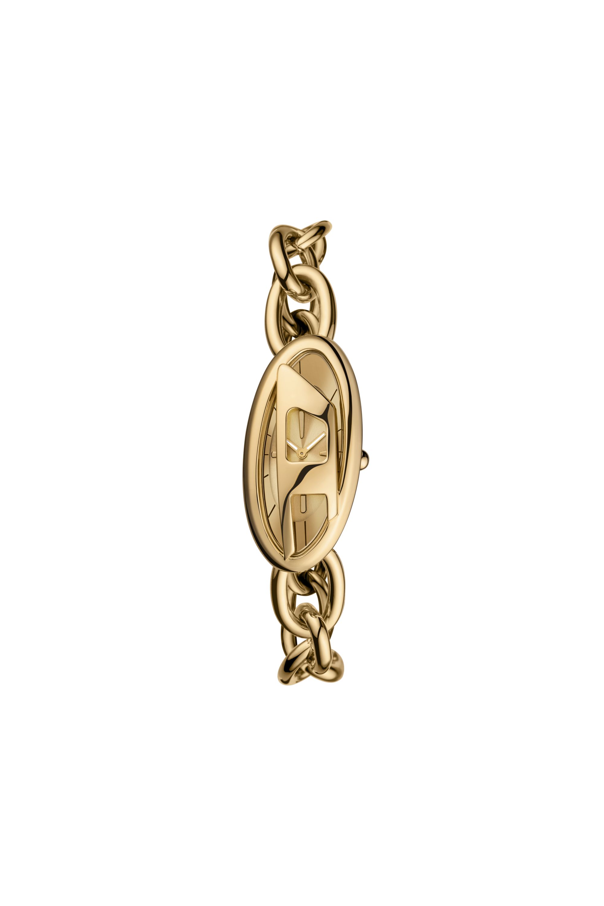 Diesel - D-Era Two -Hand Gold-Tone Stainless Steel Watch - Timeframes - Woman - Gold
