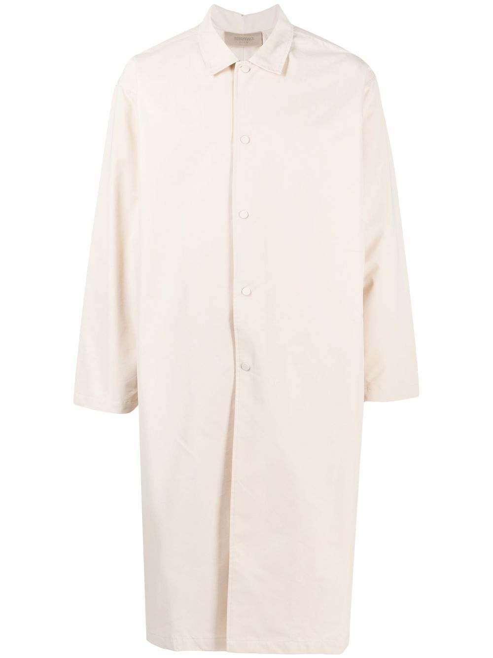 FEAR OF GOD ESSENTIALS 宽领排扣风衣 - 中性色