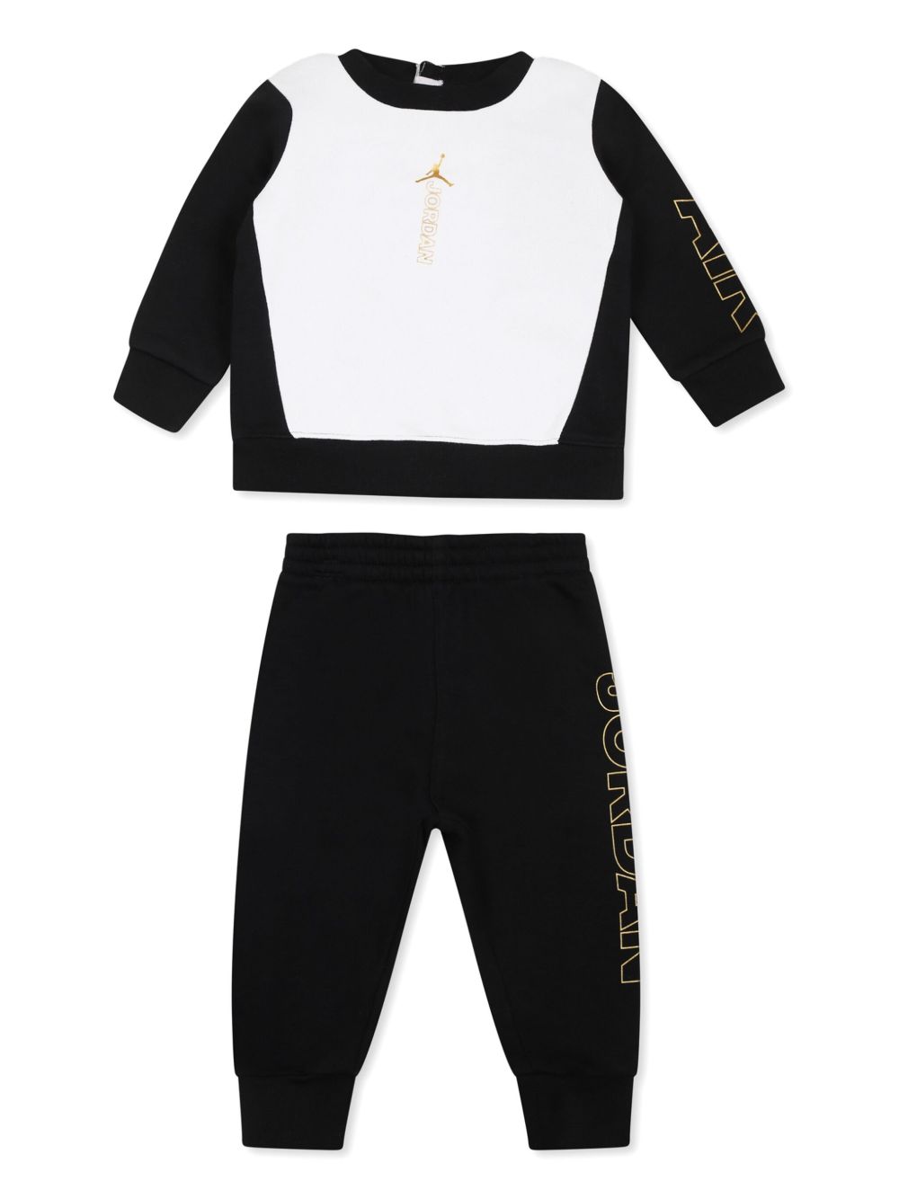 Jordan Kids Holiday Shine tracksuit set - 黑色