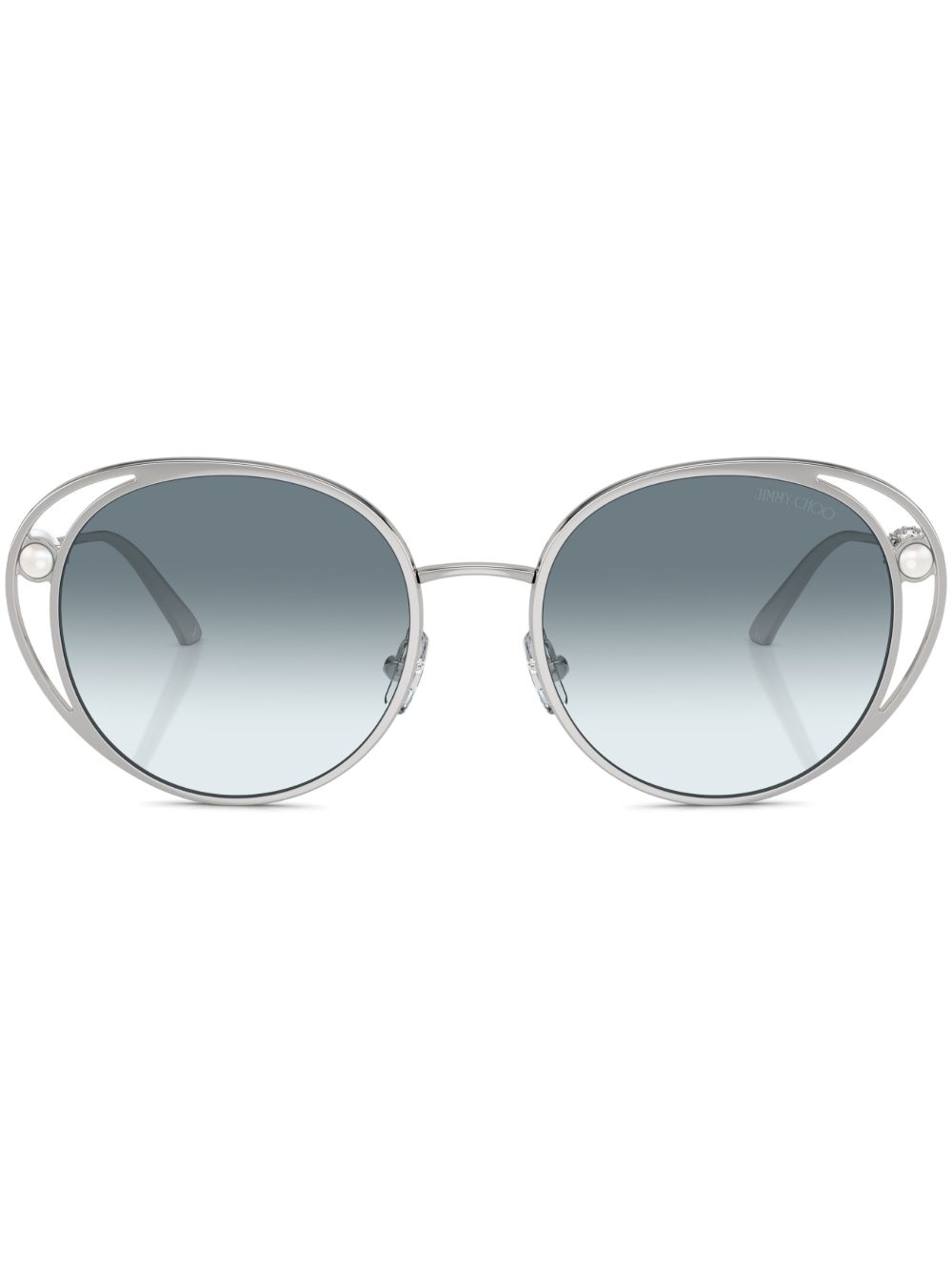 Jimmy Choo Eyewear Angela 太阳眼镜 - 银色