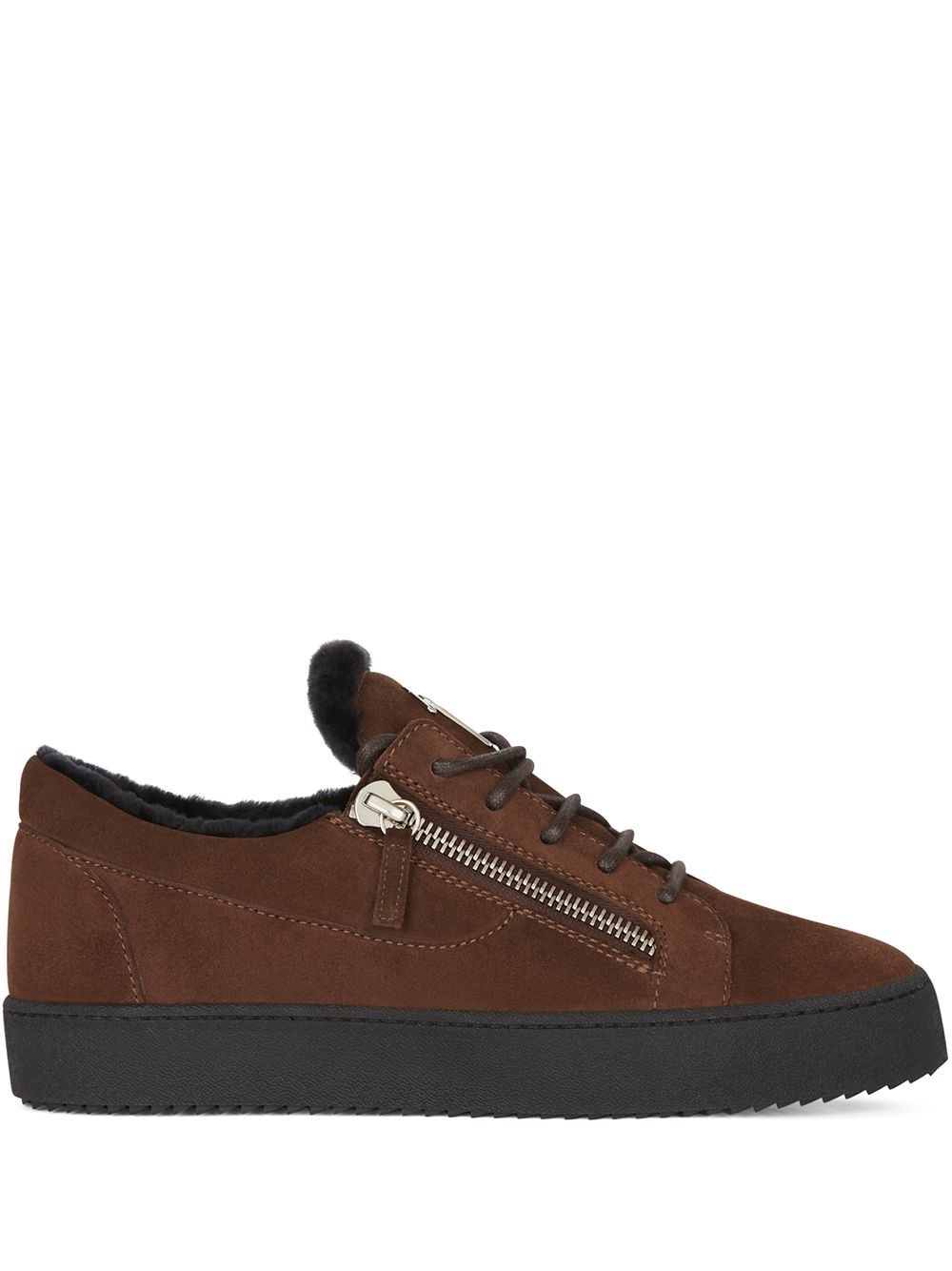 Giuseppe Zanotti Frankie Winter 低帮板鞋 - 褐色