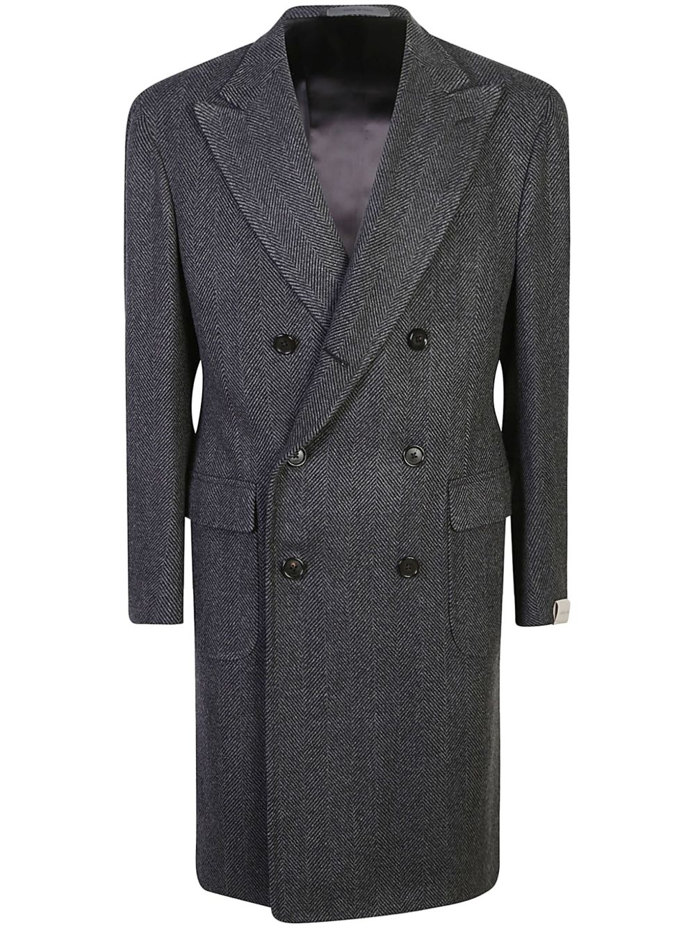 Corneliani 双排扣外套 - 灰色