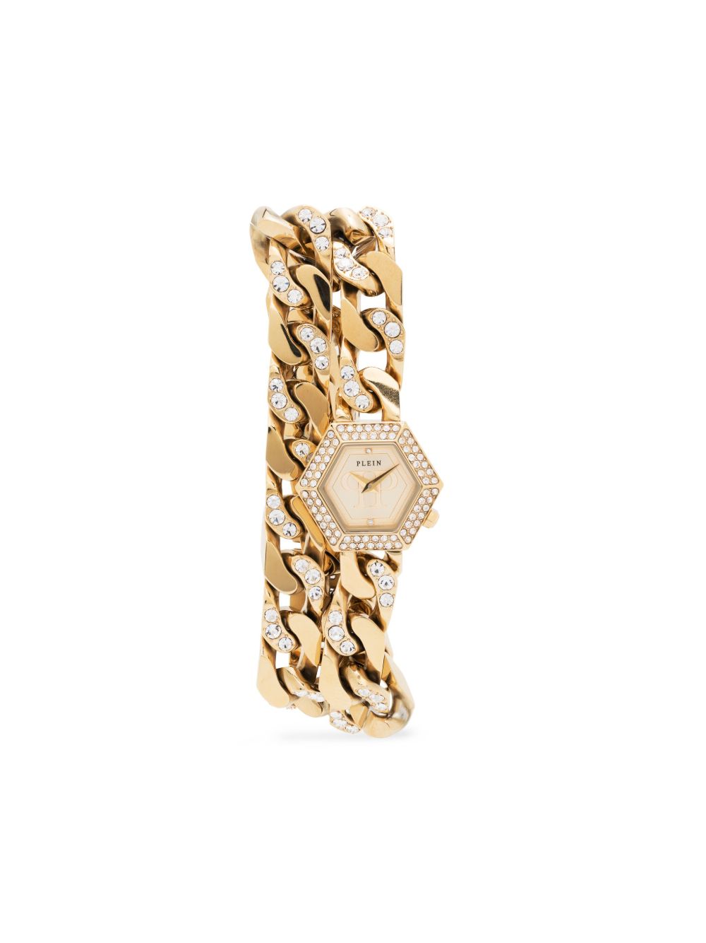 Philipp Plein The Hexagon Groumette 28毫米腕表 - 金色