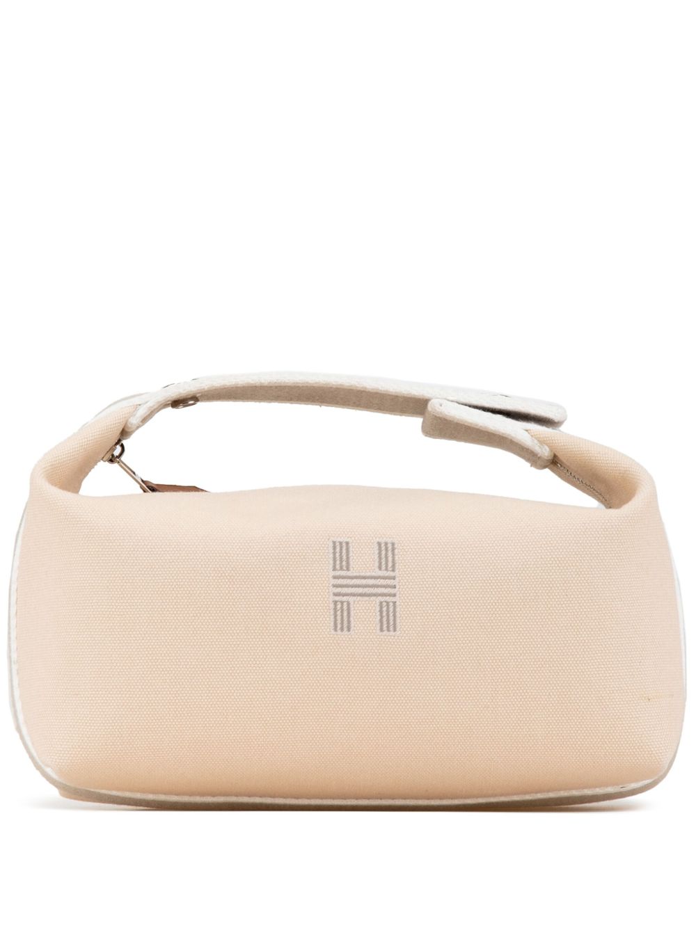 Hermès Pre-Owned Toile Bride A Brac 小号化妆包（2017–2024年典藏款） - 褐色