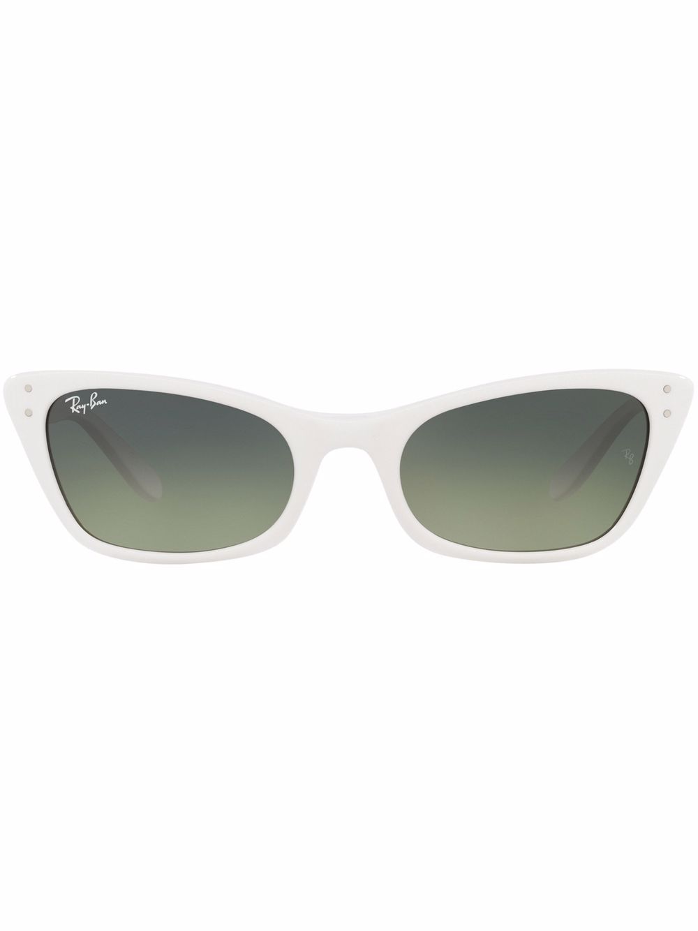 Ray-Ban Lady Burbank 猫眼框太阳眼镜 - 白色