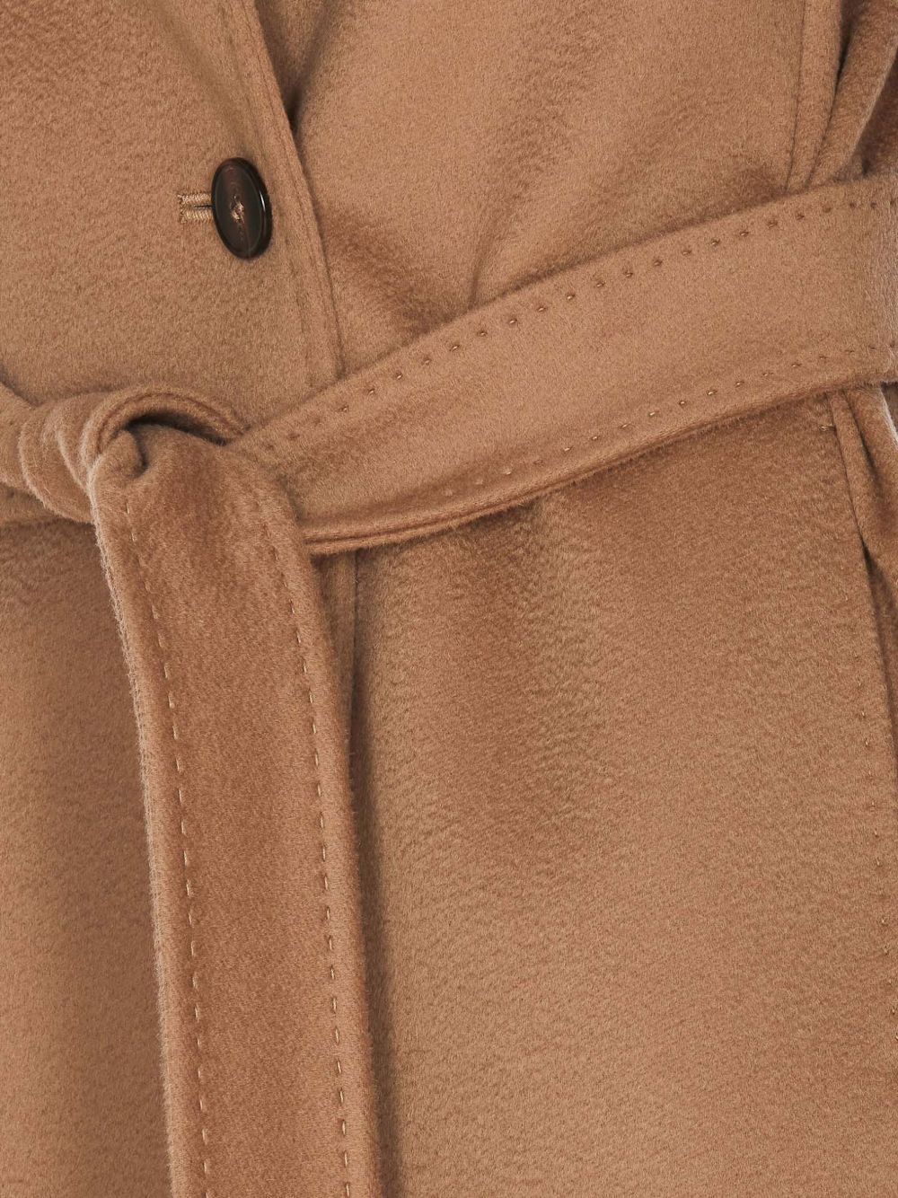 Max Mara 双排扣羊毛外套 - 褐色