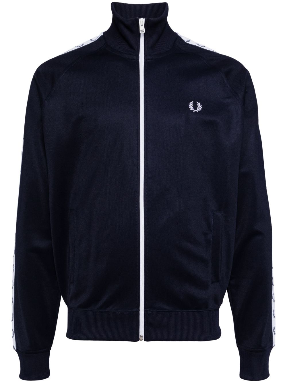 Fred Perry logo织带运动夹克 - 蓝色